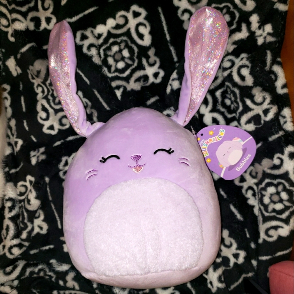 Squishmallow 8" Bubbles Bunny Rabbit Easter 2023 Kellytoy NWT